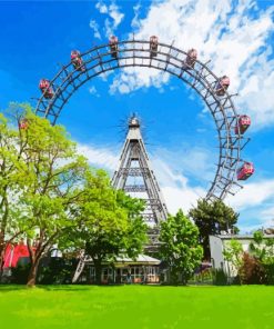 Wiener Riesenrad paint by number