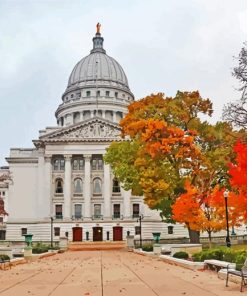 State Capitol Madison Paint By Number