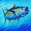 Yellowfin Tuna Fish Paint By Numbe