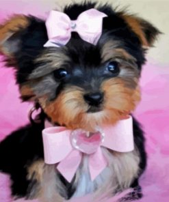 Yorkie Puppy Paint By Number