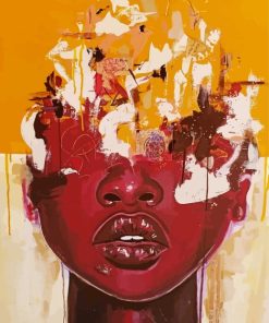 Abstract African Women Paint By Number