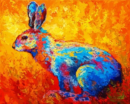 Abstract Rabbit Art Paint By Number