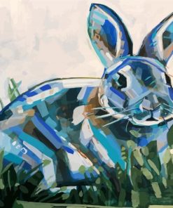 Abstract Rabbit Paint By Number