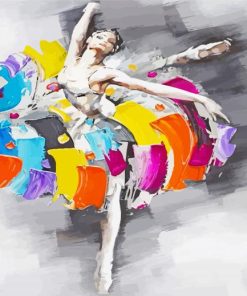 Abstract Woman Dancing Art Paint By Number