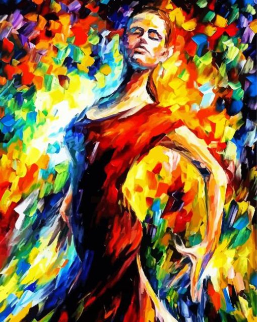 Abstract Woman Dancing Paint By Number