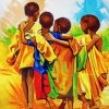 Aesthetic African Children Paint By Number