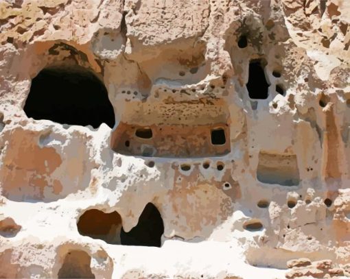 Aesthetic Bandelier National Monument Paint By Number