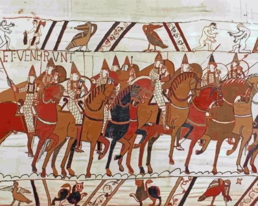 Aesthetic Bayeux Tapestry Art Paint By Number