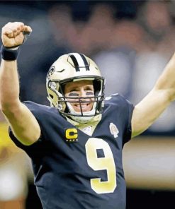 Aesthetic Drew Brees Paint By Number