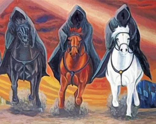 Aesthetic Four Horsemen Of The Apocalypse Paint By Number