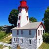 Aesthetic Kincardine Lighthouse Paint By Number