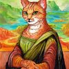 Aesthetic Mona Lisa Cat Art Paint By Number