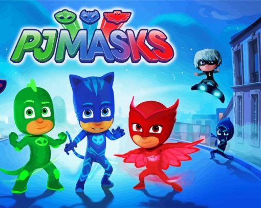 Aesthetic PJ Masks Paint By Number