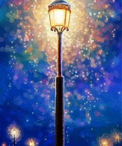 Aesthetic Street Light Art Paint By Number