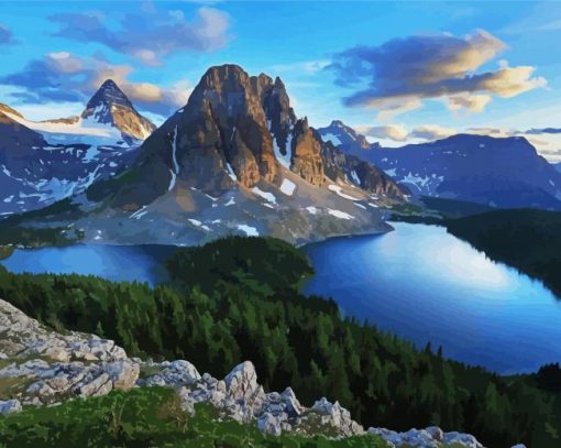 Aesthetics Virginia Mountains Paint By Number