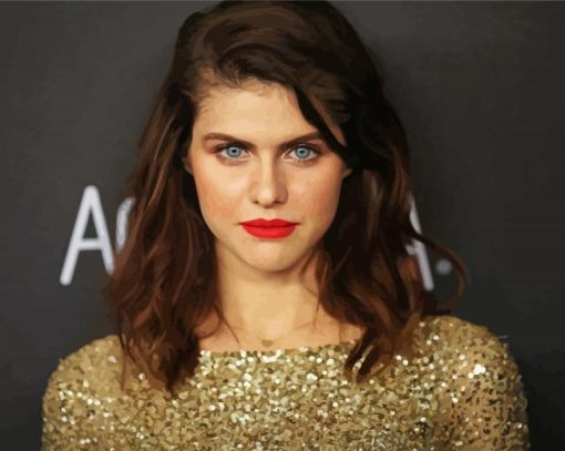 Alexandra Daddario Paint By Number