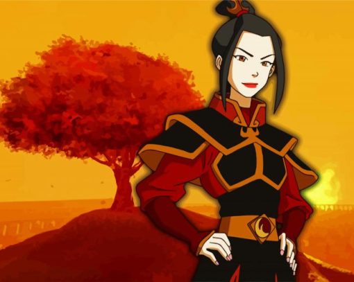 Azula Girl Character Paint By Number