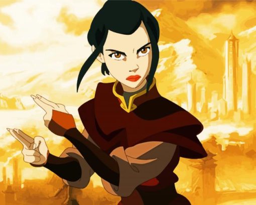 Azula From Avatar Paint By Number