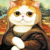 Beautiful Mona Lisa Cat Paint By Number