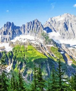 Beautiful North Cascades National Park Paint By Number