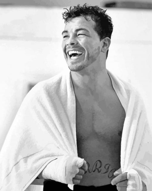 Arturo Gatti Black And White Paint By Number