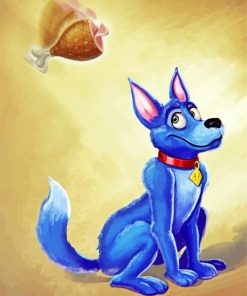 Blue Dog Art Paint By Number