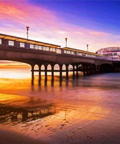 Bournemouth Pier At Sunrise Paint By Number