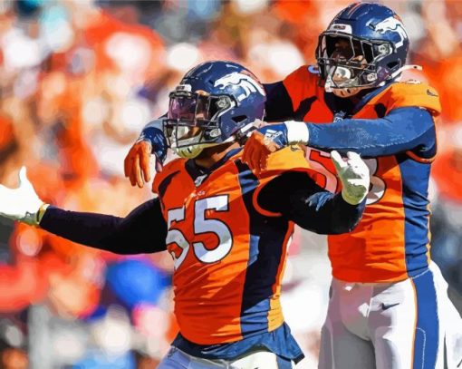 Broncos Paint By Number
