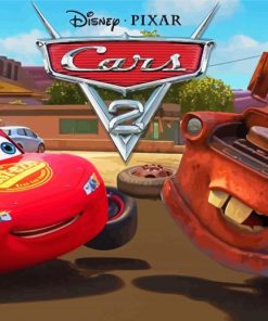 Cars 2 Characters Paint By Number