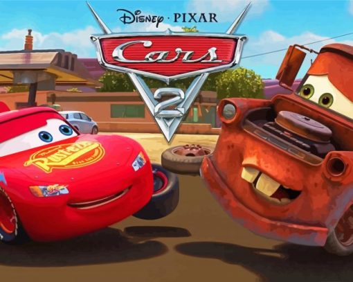 Cars 2 Characters Paint By Number