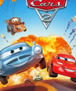 Cars 2 Poster Paint By Number