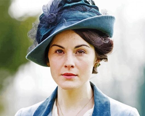 Classy Lady Mary Crawley Paint By Number