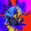 Colorful Jiu jitsu Sport Art Paint By Number