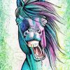 Funny Horse Art Paint By Number