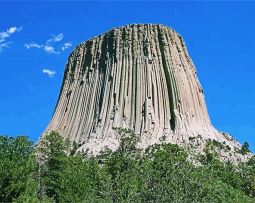 Devils Tower Paint By Number