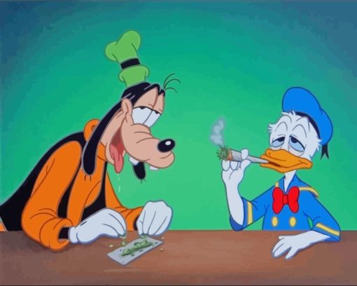 Disney Stoner Cartoon Art Paint By Number