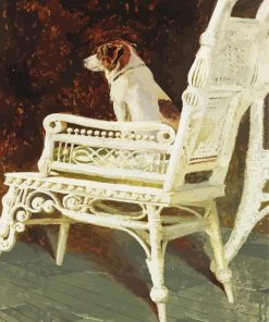 Dog On Chair Jamie Wyeth Paint By Number