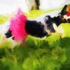 Dog In Tutu Laser Eyes Paint By Number