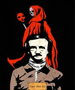 Edgar Allan Poe Art Paint By Number