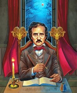 Edgar Allan Poe Paint By Number