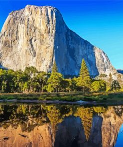 Aesthetic El Capitan Landscape Paint By Number