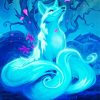 Fantasy Blue Fox Paint By Number