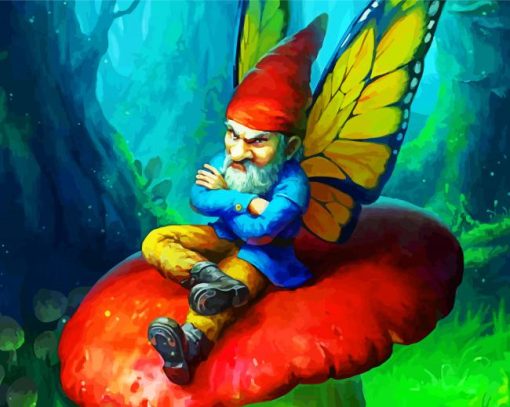 Fantasy Gnome Paint By Number