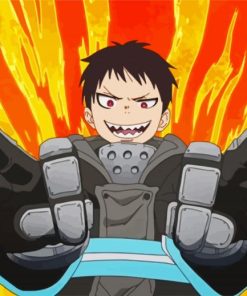 Fire Force Manga Anime Paint By Number