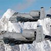 Grey Fairchild A 10 Thunderbolt II Paint By Number