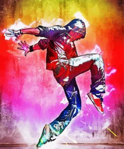 Hip Hop Dancer Art Paint By Number