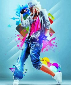 Hip Hop Dancer Paint By Number