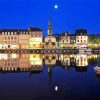 Honfleur Reflection At Night Paint By Number