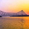 Howrah Bridge India At Sunset Paint By Number