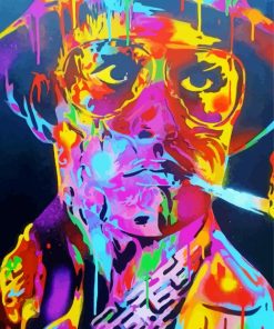 Hunter Stockton Thompson Pop Art Paint By Number